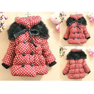 Baby Girls Snowsuit Kids Winter Coats Warm Jackets AGE1 2 3 4 Outdoor Clothes