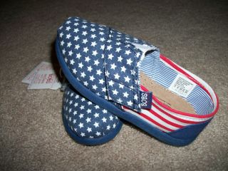 Skechers Lil Bobs Toddler Girl Boy American Flag Shoes