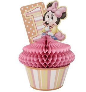 Disney Minnie Mouse 1st Birthday 1 Centerpiece Party Supplies Decorations