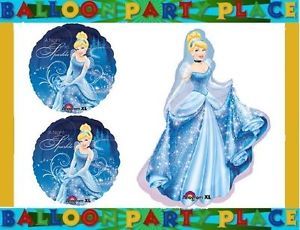 Disney Princess Cinderella Balloon Party Supplies Decoration Fairytale Design X3