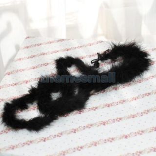 6 Feet Length Marabou Feather Boa for Wedding Party Costume Ball Decor Black