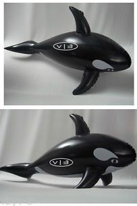 Killer Whale Shamu Fish Sea Animal Inflatable Toy Blow Up Luau Party Favor Decor