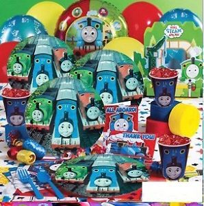 Deluxe Thomas The Tank Engine Birthday Party Supplies Set for 12 Super Deal