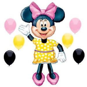 54" Minnie Mouse Airwalker Jumbo Balloons Birthday Party Supplies Pink Latex