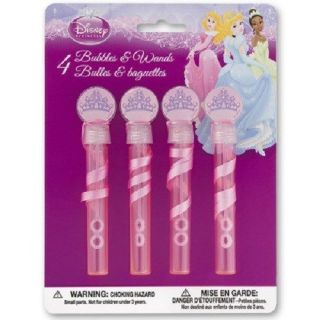 4 Disney Princess Bubble Wands Crowns Birthday Party Supply Decorations