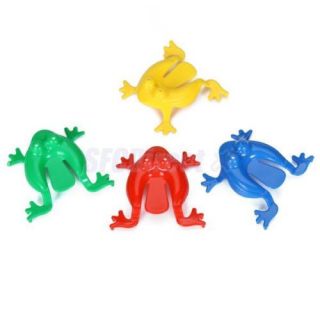 Cute Plastic Jumping Frog Play Toy Kids Fun Party Game
