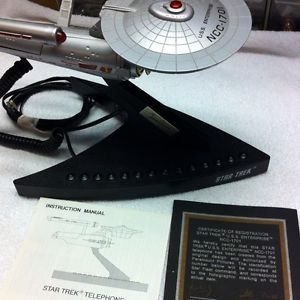 Star Trek USS Enterprise Telephone NCC 1701 Space Phone Collectors Edition