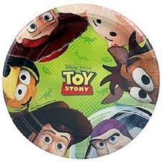 Toy Story Woody Buz Light Year 8 Small Dessert Plates Birthday Party Supplies