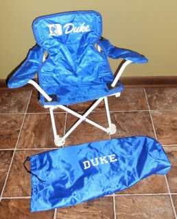 Kid's Duke Blue Devils Fold Up Chair with Carrying Case