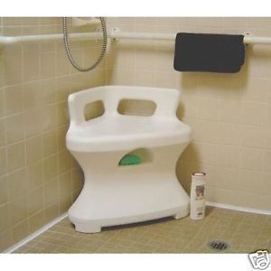 Corner Bench Shower Bath Seat Tub Chair Stool Safety