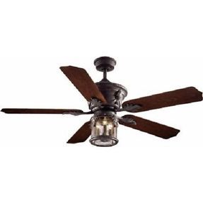 Hampton Bay Milton 52 in Ceiling Fan Without Remote Control Oxide Bronze