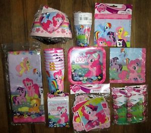 Super Cute My Little Pony Birthday Party Pack Supplies Favors Kit for 8 Guests