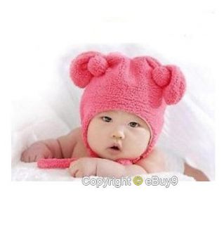 Toddler Baby Child Lamb Hippie Hat Earflap Winter Fleece Hat YGG1