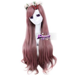 Lolita Mixed Brown Fashion Lady Long Wavy Anime Coaplay Party Hair Wig