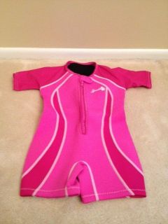 Toddler Girls Pink Speedo Thermal Wetsuit Size 4T