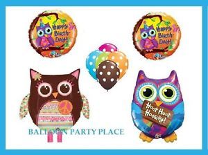 Hoot Peace Barn Owl Birthday Party Supplies Balloon Polka Dots Chocolate 1st 2nd