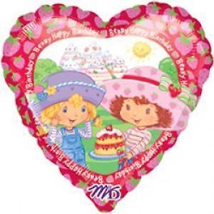 Strawberry Shortcake Shaped Mylar Balloon Birthday Party Supplies Decorations