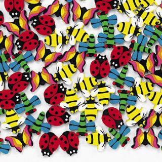 144 Mini Insect Erasers Butterfly Ladybug Bee Great Party Favor Counting Item