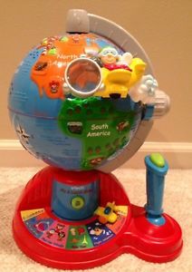 Vtech Fly Learn Globe Fun Interactive Educational World Discovery Toy