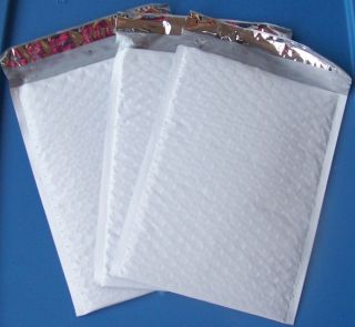 100 Pieces 6 x10 Poly Bubble Mailers 0 Shipping Envelopes Self Sealing White