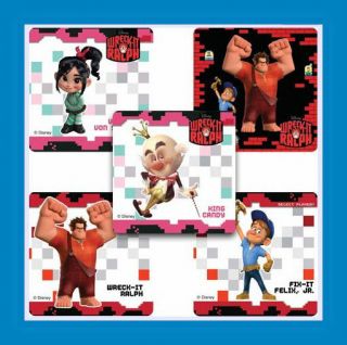 15 Wreck It Ralph Disney Movie Stickers Party Favors