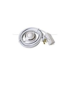 Woods Lighted Foot Switch Extension Cord 15 Ft