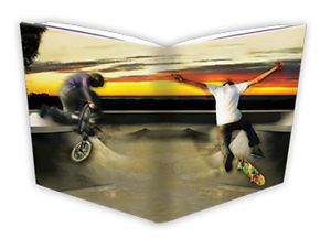 Extreme x Sports Stretch Fabric Book Sox Cover Jumbo Skateboard BMX 708951040570