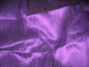 Dark Royal Purple 100 Silk Dupioni Craft Dress Drape