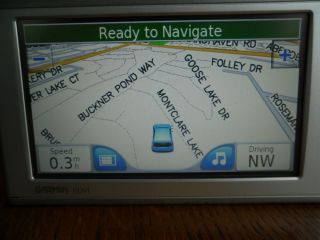 Garmin Nuvi 650 Automotive Mountable GPS Receiver Original Owner Case