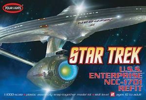 Polar Lights 1 1000 Star Trek USS Enterprise NCC 1701 Refit Version 820