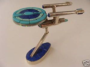 Custom Star Trek Starship Enterprise Deskmodel Pendant