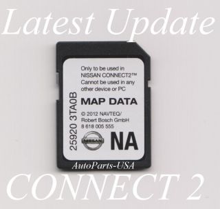2013 2014 Nissan Frontier Truck Navigation SD Card Data Map Part 8 618 005 555