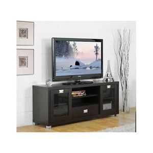 TV Stand Entertainment Center Console Media Storage Cabinet Furniture Wood