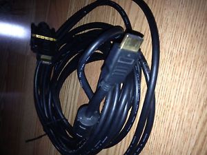 HDMI to DVI Cable 25ft with HDMI Adapter