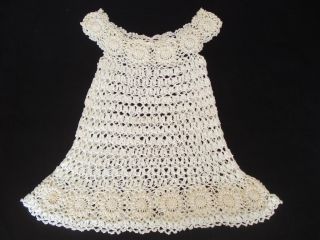 New Original Rayon Hand Knitted Crochet Child Dress