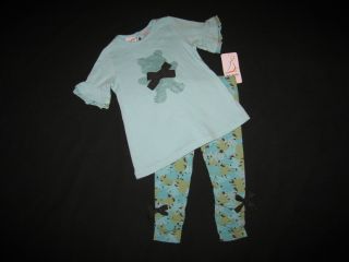 New "Teddy Bear Camo" Pants Girls Winter Clothes 4T Boutique Fall Outfit Toddler