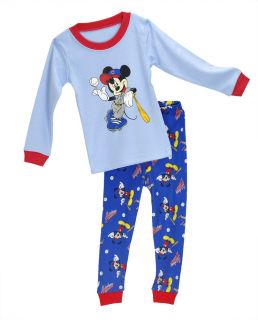 Baby Toddler Clothing Kids Boys' Sleepwear "Mickey " Pajamas Set 2 7Y