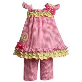 New Baby Girls Bonnie Jean Sz 24M Lollipop Capri Summer Dress Clothes 24 Months