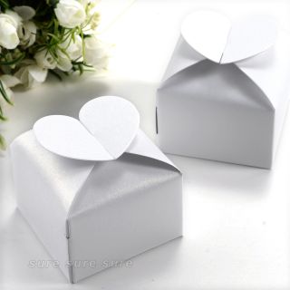 50 Pcs Butterfly Favor Gift Candy Boxes Cake Style for Wedding Party Baby Shower