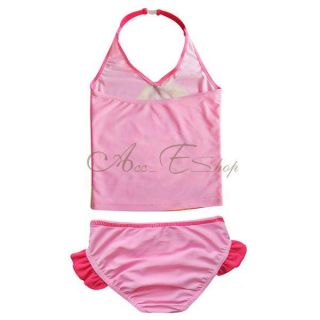 Girls Tangled Rapunzel Tankini Swimwear Bathing Suit Swimsuit Beachwear Sz 3 10
