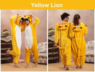 New Unisex Fleece Onesies KIGURUMI Animal Pajamas Cosplay Costumes Sleepwear