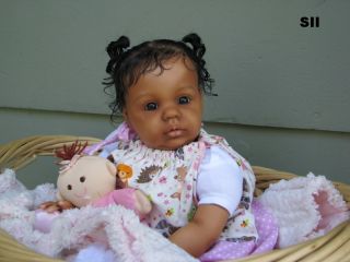 Beautiful Reborn Ethnic Biracial Toddler Baby Girl Doll "Chanel" by Donna RuBert