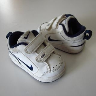 Nike Baby Toddler 3 CW Boys Girls Classic White Navy Sneakers Tennis Shoes