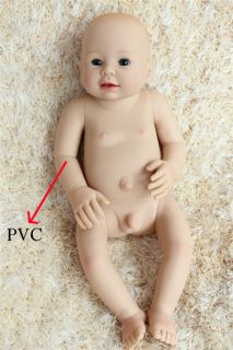 New Cute Handmade PVC Reborn Baby Dolls Lifelike Doll Baby Boy Toys Gift 50cm