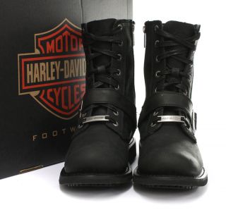 New Harley Davidson Black Ranger Men Motorcycle Boots All Sizes