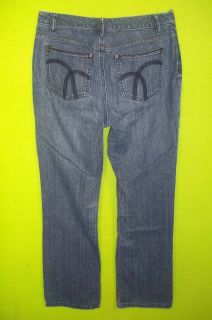 Liz Claiborne Sz 8 Womens Blue Jeans Denim Pants Stretch FT73