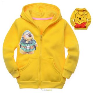 New Baby Kids Girls Boys Fleece Long Sleeve Outerwear Sweater "Bear "W02 2 7T