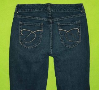 Chico's Platinum 1 Short Size Small Womens Blue Jeans Denim Pants Stretch EL82