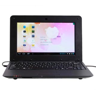 New 10 1" VIA8850 4GB Mini Notebook Netbook Android 4 0 1 5GHz WiFi Camera Black