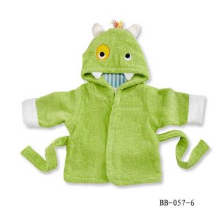 New Baby Toddler Cartoon Cute Animal Bath Wrap Hooded Bathrobe Towel BB 057